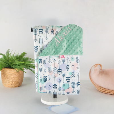 Couverture personnalisée avec flèches