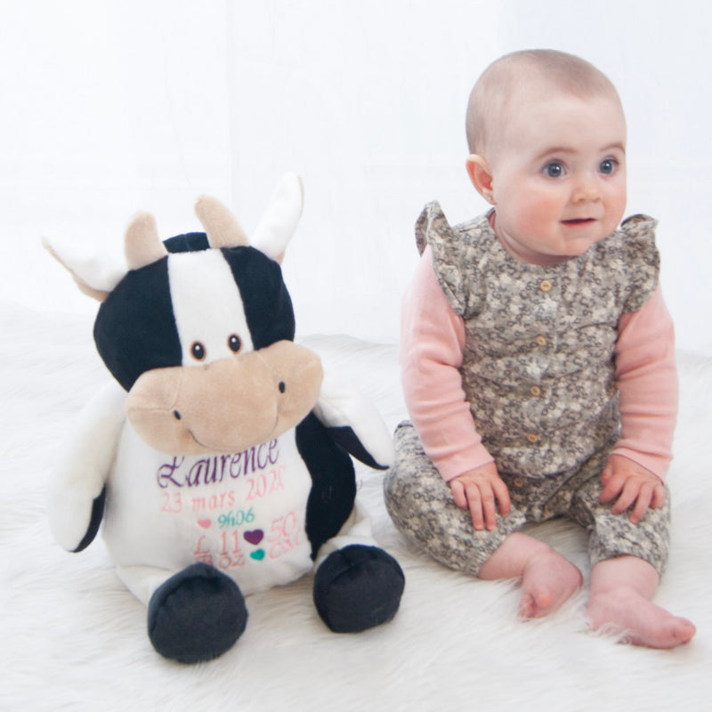 stuffed cow with baby&