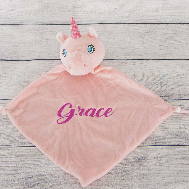 La Corne la Licorne rose en doudou