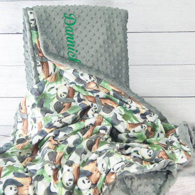 Jumbo blanket - Pandas