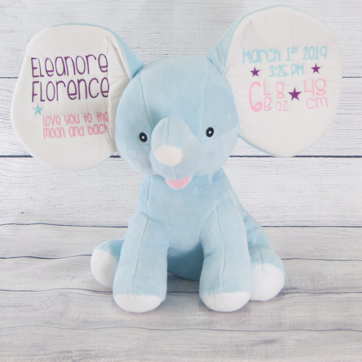 Elephant bleu informations naissance