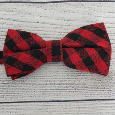 Noeud papillon noir rouge