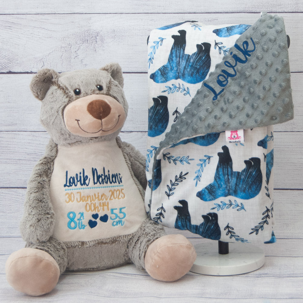 Classic teddy bear personalized
