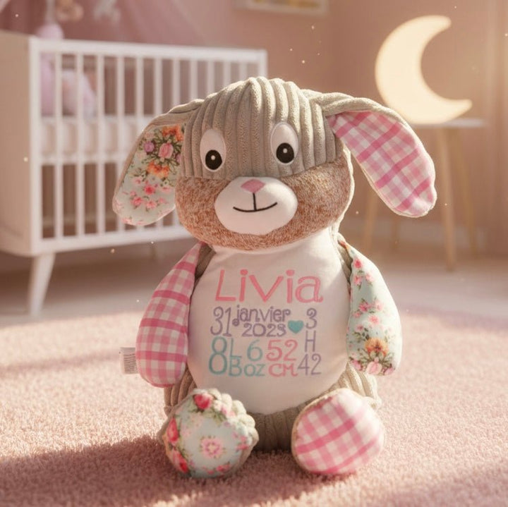 Albany the Bunny - Floral - Plush