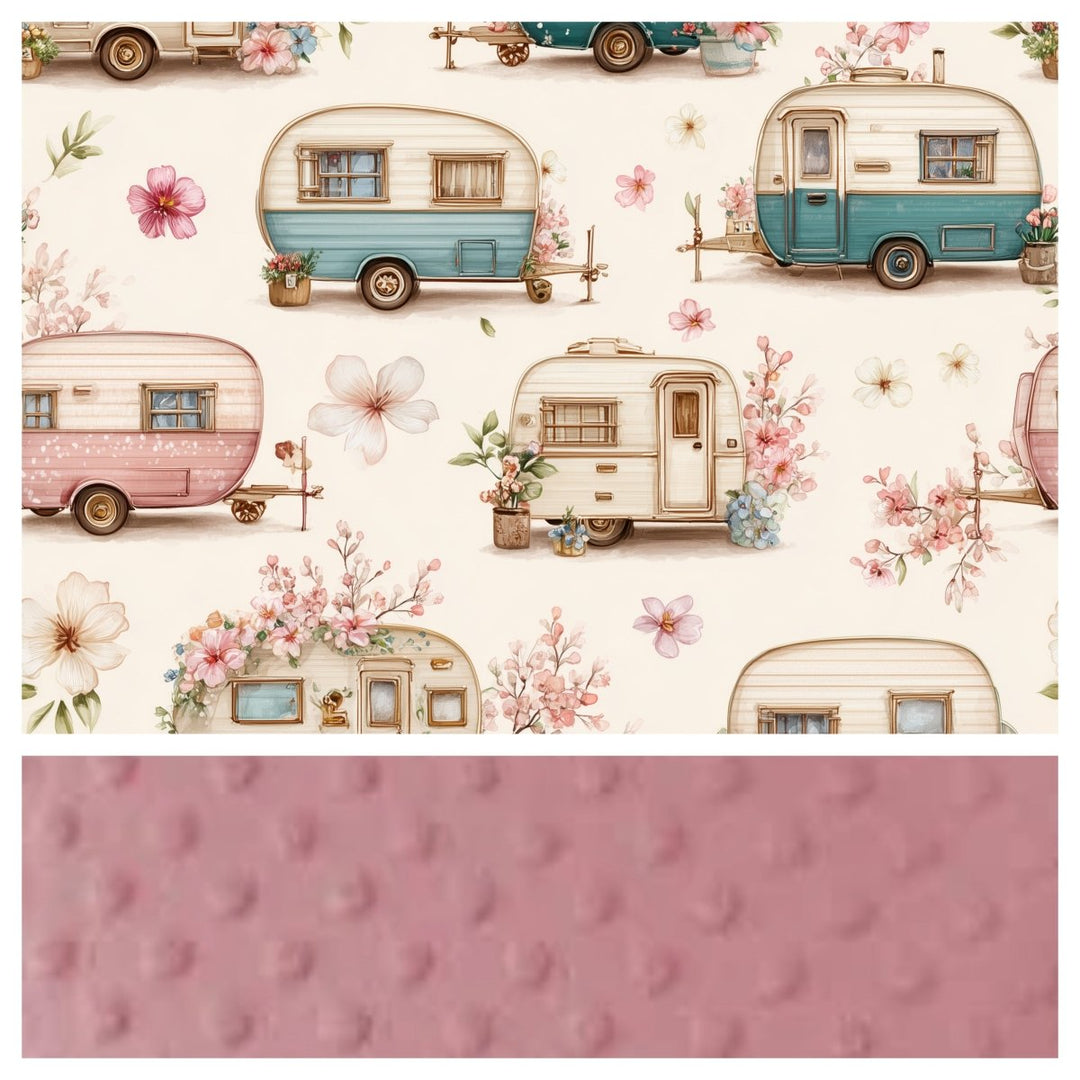 caravan baby blanket