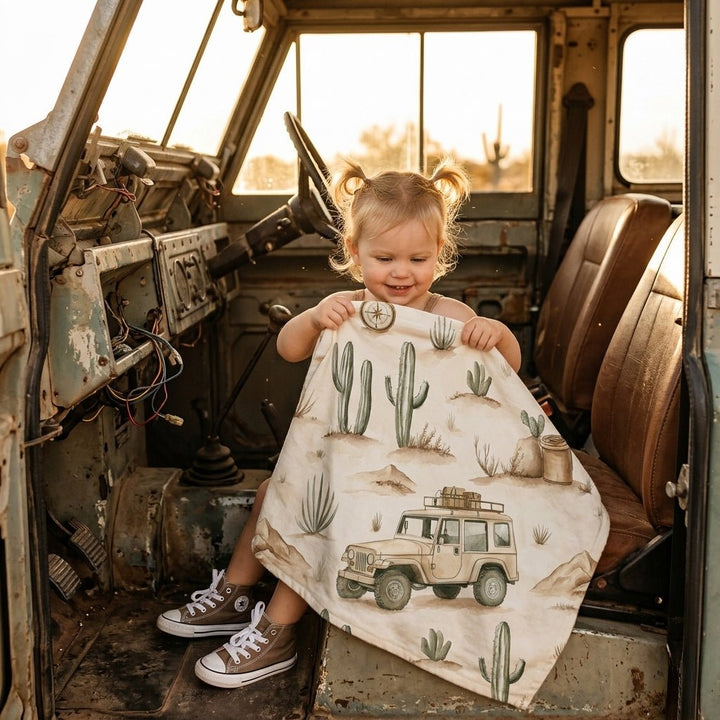 couverture bebe minky safari