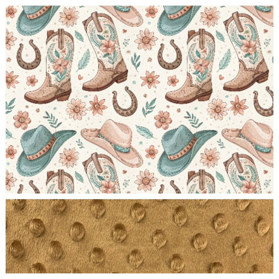 couverture cowgirl minky quebec