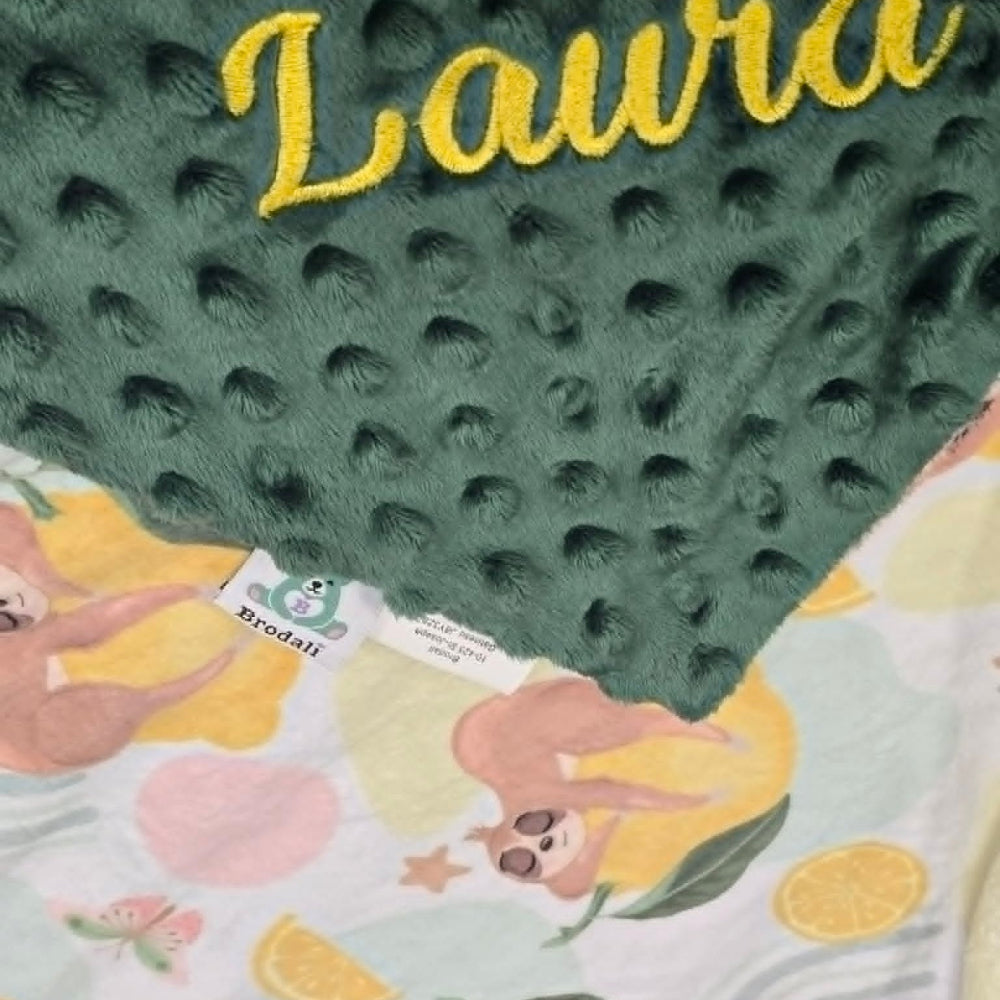 couverture verte paresseux