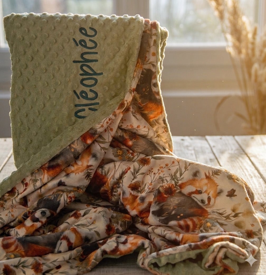 Jumbo Blanket - red pandas - Blanket