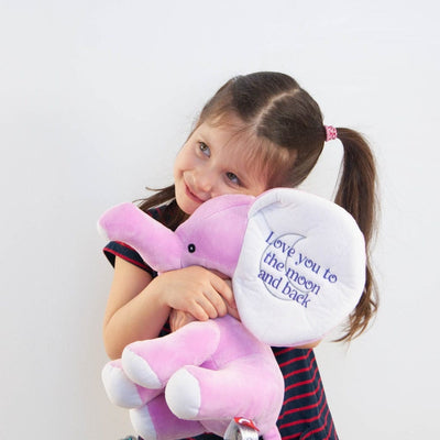 Love you to the moon and back elephant