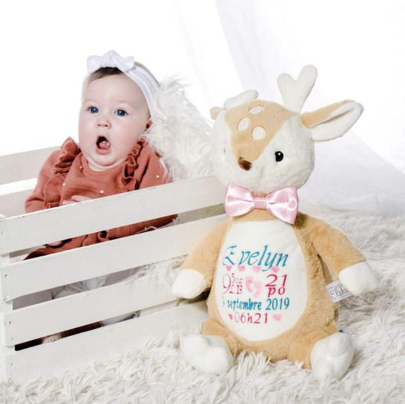 bambi fawn stuffed animal personalized