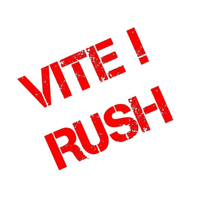 Rush! - $15.00: express rapide urgent vite