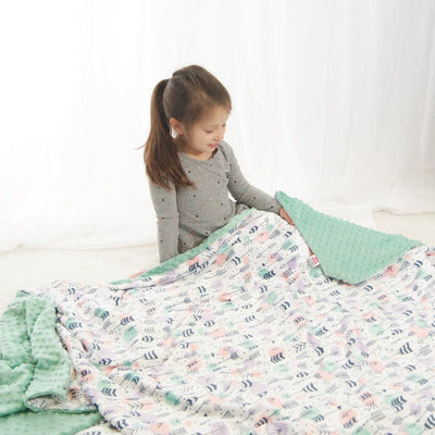couverture lit simple minky