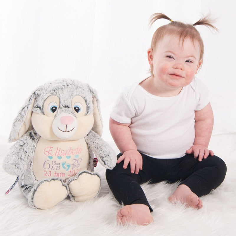 stuffed personalized bunny with name