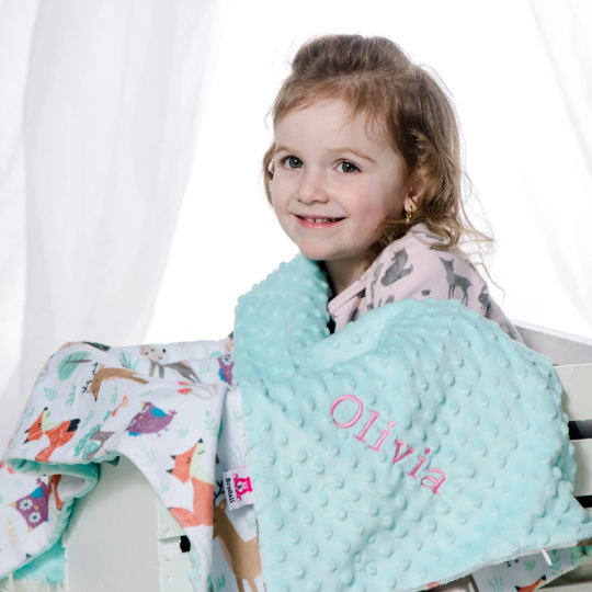 Blanket personalized with name